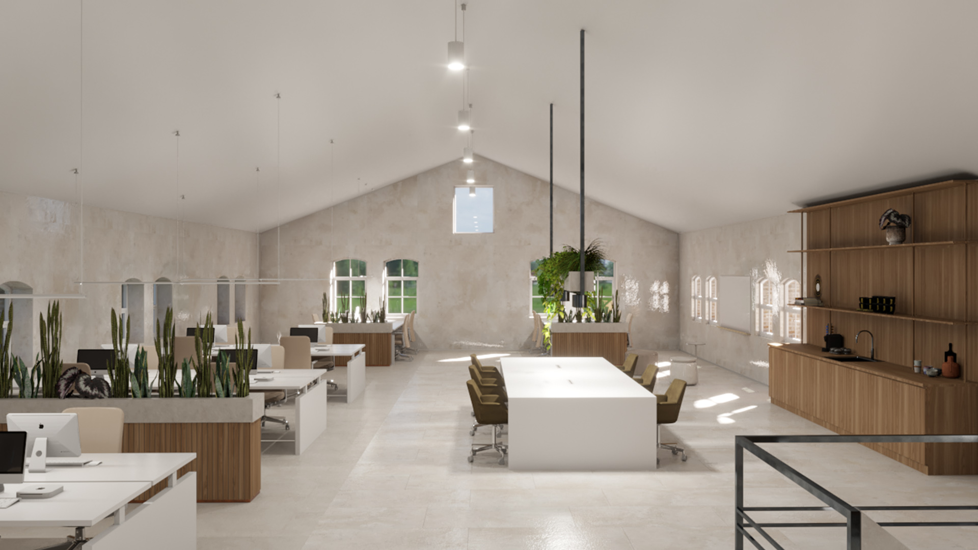 Interieurontwerp kantoorruimte door Studio Doable
