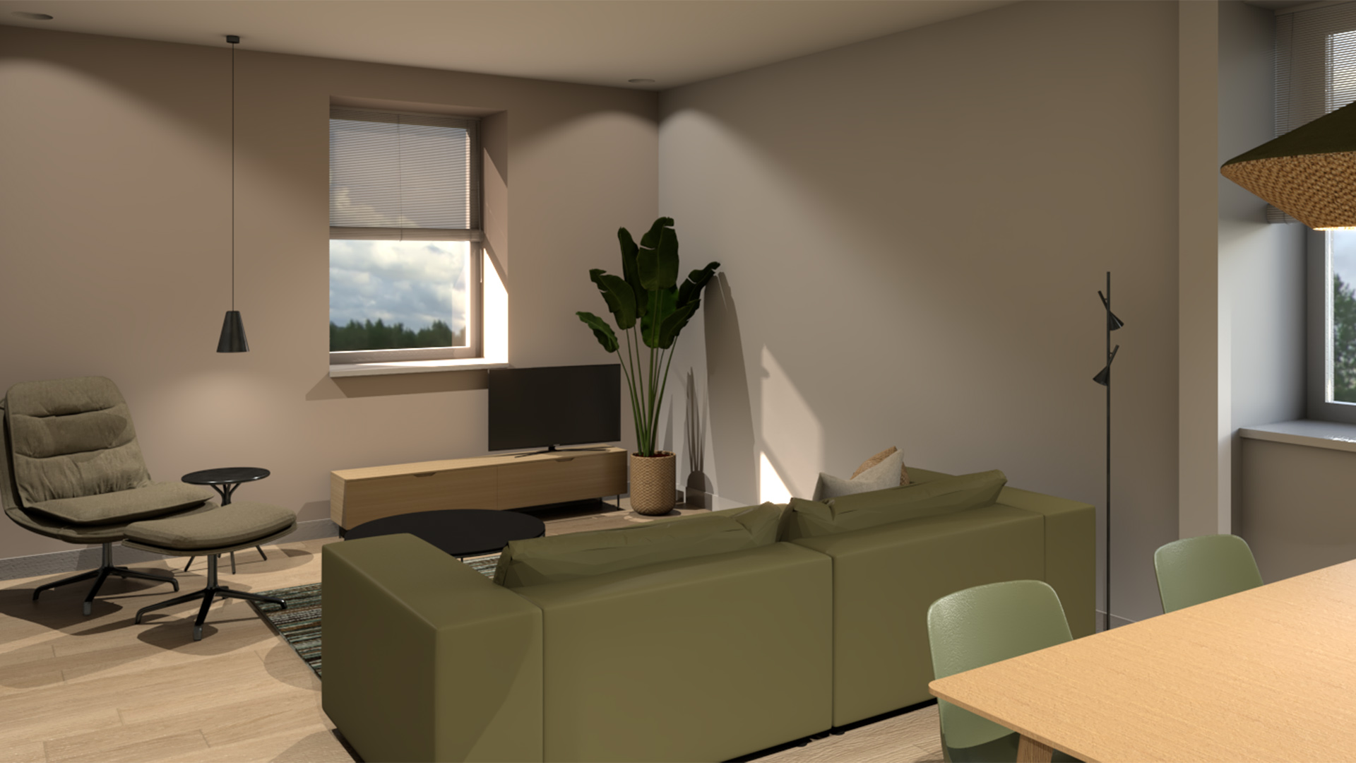 Interieurontwerp starterswoning door Studio Doable