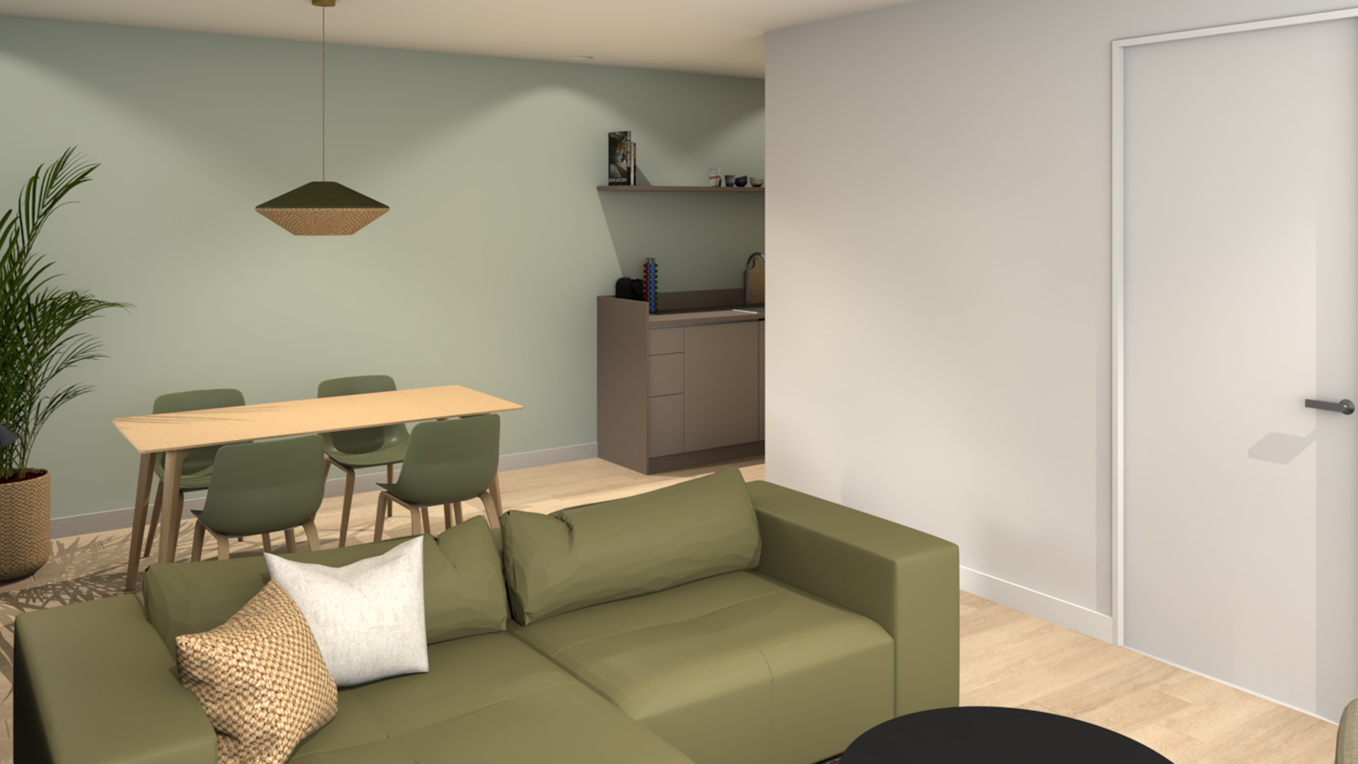 Interieurontwerp starterswoning door Studio Doable