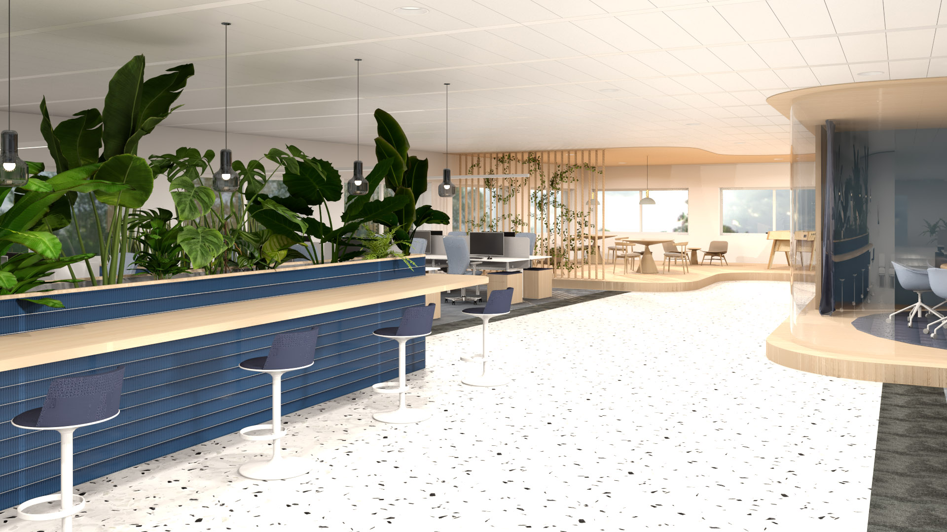 Interieurontwerp kantooromgeving door Studio Doable